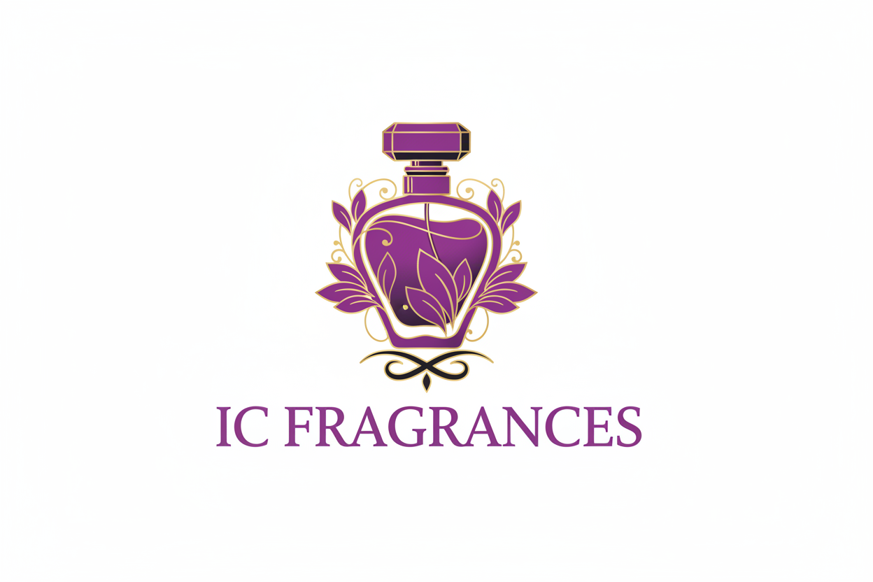 IC FRAGRANCES Logo - Rich Purple