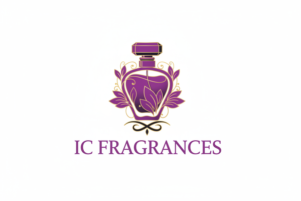 IC FRAGRANCES Logo - Rich Purple